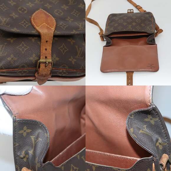LOUIS VUITTON Monogram Cartouchiere MM Shoulder Bag M51253 - Picture 11 of 13